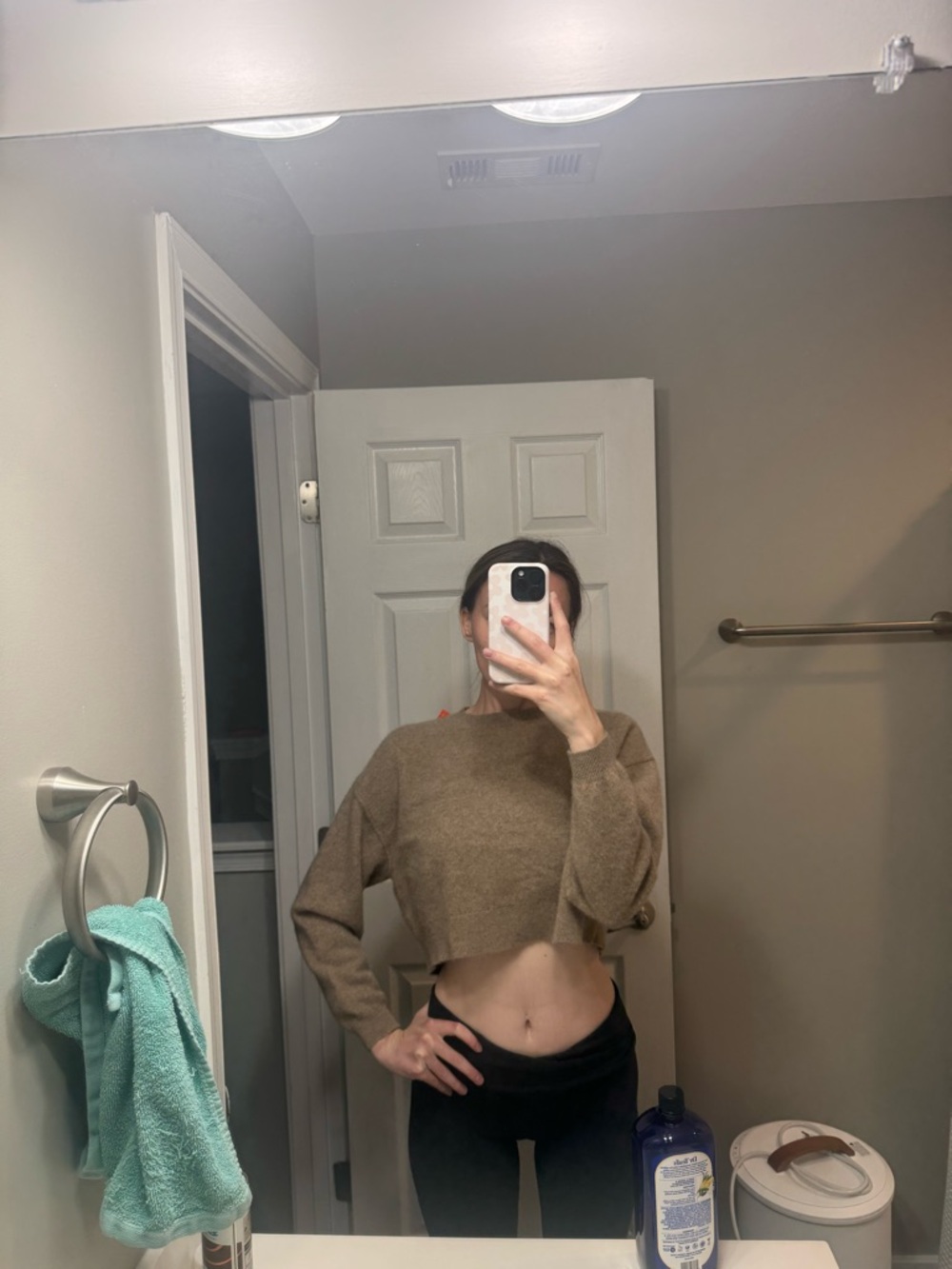 Pilcro Cropped Sweater